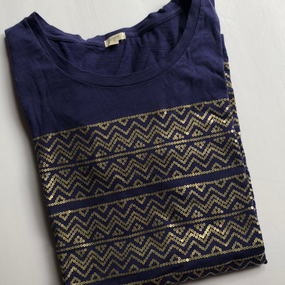 J. Crew Navy Top